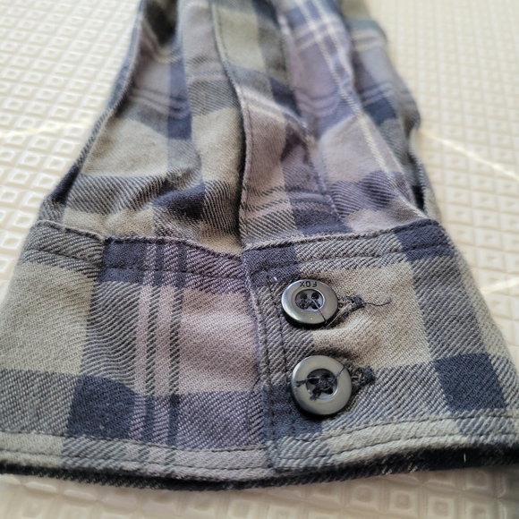 Fox Green plaid button down - Picture 4 of 4